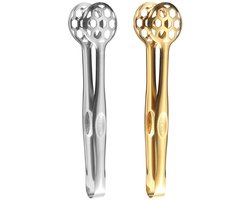 2 stuks Voedseltang - Buffettang Van Roestvrij Staal Steakklem Grilltang Veelzijdig Keukengereedschap