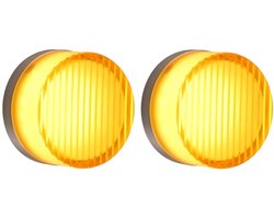 2 Stuks Wandlamp Moderne Ronde Plafondlamp Decoratieve voor Slaapkamer Hal Woonkamer Oranje