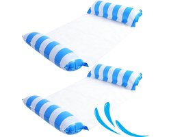 2 stuks - Waterhangmat - Luchtbed Zwembad - Luchtmatras opblaasbaar - Roze - Zwembad/Strand - Waterspeelgoed - Vakantie