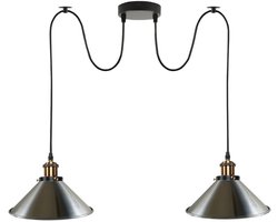 2 Verstelbare Hanglampen - Industrieel Vintage Design voor Slaapkamer en Woonkamer