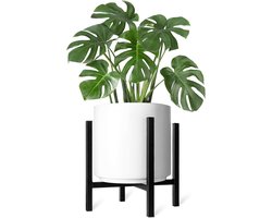 2 verstelbare plantenstandaards – metaal, voor binnen en buiten, 20-31 cm,,Makkelijk te monteren bloemenstandaard – zware draagkracht – geschikt voor potten