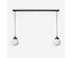 2 x Artichoke lampen aan plafondbalk Moonlight - Art Deco Trade