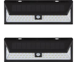 2 x Buitenlamp Zonne energie Solys L Solar Sensor Wandlamp Buiten Set