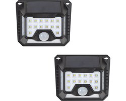 2 x Buitenlamp Zonne energie Solys S Solar Sensor Wandlamp Buiten Set