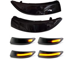 2 x dynamische led-zijspiegelknipperlichten voor Ford Fiesta Mk7 2008-2017 B-MAX B232 (geel)