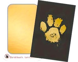 2 x Footprint Kit GOLD | Stempelkussens | Stempelkussen Goud | Inktafdruk | Pootafdruk van je huisdier | Footprint | Paw print | Vingerafdruk | Stempel kussen | Kraam cadeau | Kinderfeestje | Baby cadeau | Pootafdruk Huisdier | Verjaardagscadeau