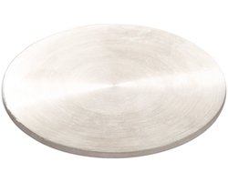 2 x Glazen montageplaat voor barconsole 21°
