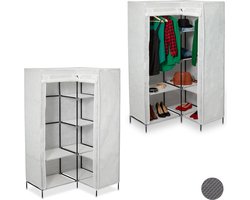2 x hoekkledingkast stof - kledingkast vouwbaar - kleerkast - hoekkast kleding