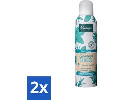 2 x Kneipp - Douche schuim - Goodbye Stress - Watermunt & Rozemarijn - 200 ml - Douche Foam - Stress Verlichten - Ontspannen - Verfrissend - Rozemarijn