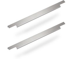 2 x Meubelgreep BLANKETT Slim Lengte 1195 mm Chroom mat Greeplijst van SOTECH
