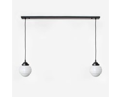 2 x Polkadot aan plafondbalk Moonlight - Art Deco Trade