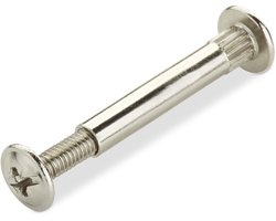 2 x Set van 10 Verbindingsschroeven voor meubels CONNECT M4 (Ø 5 mm) 31 - 40 mm