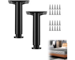 2 x Verstelbare meubelpoten - Stelpoot - Stelpoten- Meubelpoot ,geschikt voor kasten ,ladekasten Tafels, Banken, -Bevestigingsschroeven voorzien（Verstelbaar bereik 20-35CM）