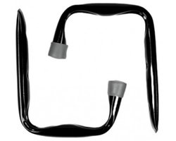 2 x Wandhaak - wandhaken - Garage - Opberghaken - Garageopslag Wandbevestiging Stalen Apparaathaken - Zware belasting - J-haken voor ladder - Fiets - Tuinslang - Gereedschapshaken - Garage - Opslaghaken Elektrisch Gereedschap (15 cm x 13 cm)