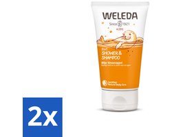 2 x WELEDA - 2-in-1 Shampoo & Body Wash - Kids - Blije Sinaasappel - 150 ml - Kinder Shampoo - Baby Shampoo - Biologische Shampoo - Natuurlijke Shampoo - 2 In 1 Shampoo