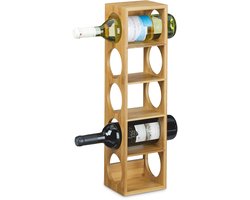 2 x wijnrek bamboe - wijnkast - flessenrek - wijn rek schap