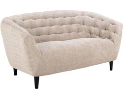 2-zits Bank Flora Beige Juto 150cm - Giga Living