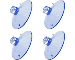 2 Zuignappen IJzeren Schroef Kat Raam Baars - PVC-Hangmat met Beschermhoes - Sterke Zuignappen - Glazen Wand - 8 cm