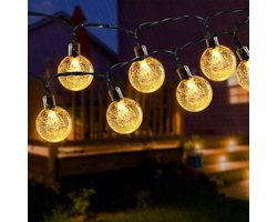 20 LED Solar Lights - 5 Meter - Tuinverlichting op Zonne-energie - Warm White