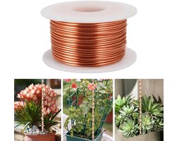 20 m Elektrocultuur Tuindraad van Koper –16 Gauge (Ø 1,3 mm) – voor sieraden maken, kralen bloemen, Tuin, Planten & Groenteteelt
