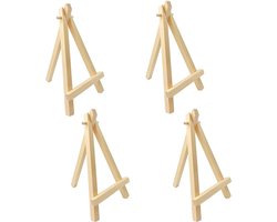 20 mini driehoekige ezels, 16*9 cm kleine houten ezels, Geschikt voor het presenteren van visitekaartjes en fotoalbums.
