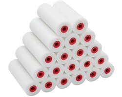 20 Pack 4 inch High Density Foam Mini Verfrollers voor een gladde afwerking met glans en satijnen verf op plinten vensterbanken paneeldeuren kasten metaal en meer