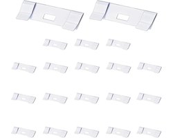 20 Stks Verticale Blind Reparatie Vane Metalen Blind Reparatie Tabs Verticale Jaloezieën Vervanging Blind Fixer Tabs Jaloezieën Reparatie Kit Verticale Jaloezi