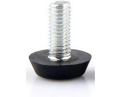 20 stoelkussens, geluidsabsorberende stoelpootbeschermers, verstelbare stoelpoten, met schroeven te bevestigen stoelkussens, tafelpootbeschermers, geschikt voor tafels, meubels en bureaustoelen.