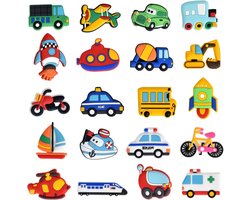 20 Stuks 3D Rubber Koelkastmagneten voor Kinderen, Onderwijs, Decoratie en Cadeaus voor Verjaardagen en Keuken
