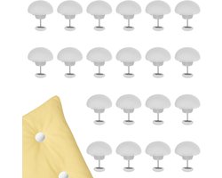 20 stuks Dekbedpinnen - Bed Sheet Holders - Quilt Clips - Dekbedovertrek Clips - Attachment Comforter - Quilt Fixing Clips - Om rommelige lakens te organiseren - Wit