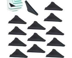 20 Stuks Hoekbeschermers voor Spiegels - 4x50mm Plastic Driehoekige Bescherming voor Glazen Tafels