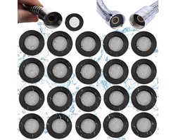 20 Stuks O-Ringen Rubber Ringen voor Douchekop, Slang en Pijpafsluiter - Waterdichte Afdichtingen en Filters voor Badkamer en Douchegebruik