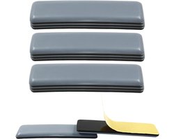 20 stuks - rechthoekige meubelglijders - zelfklevende glijders - Magic Sliders - vloerbeschermers - bank glijders - voor tapijt , hout , keramische tegelvloeren - 25*100 mm