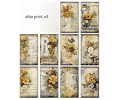 20 stuks servetten en 40 vellen scrapbook print papie geschikt voor decoupage hobby hobbypapier