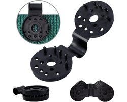20 stuks - Tuin schaduwdoek clips - Zware kunststof clips - Geschikt voor alle soorten gebreide stoffen netten Tuin achtertuin kas netten, gaas, afdekking, zonwerende stof - Zwart