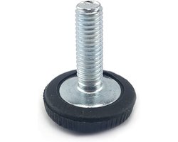 20 stuks Verstelbare Meubelpoten M10x25 met Schroefdraad voor Kasten en Tafels