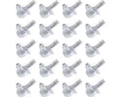 20 Stuks Vervangende Plankdragers voor IKEA Billy Boekenkast, Geschikt voor Planksteunen en Meubelaccessoires