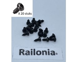 20 stuks ! Wisselaandrijving schroeven C rail ( refr. E785770 ) voor Marklin