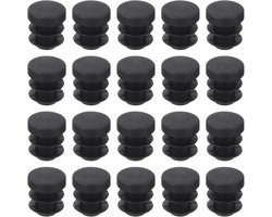 20 x 25 mm buisinzetstukken voor stoelpoten - eindkappen en stoppers voor stoelen, bureaus, tafels, en meubels