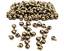 200 stuks 6mm Jingle Bells, Bronzen bellen knutselbellen, Kerst koper metalen jingle bells, Kleine jingle bells voor Kerst, Feest, DIY.