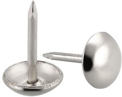 200 stuks Gestoffeerde nagels meubels naden duim tack pins hoofddiameter 9 mm / 0,35 "