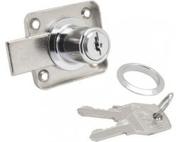 20mm schuifslot voor lade en kasten + schroeven