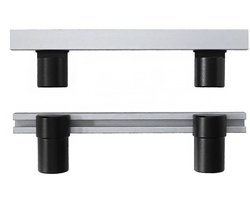 20mm verstelbare limiet Tenon Hole Baffle,Aluminium positionering Schaafblok Stop Tafel Houtbewerking Bench Tool Accessoires