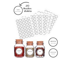 210 Kruiden Stickers voor Potjes - Beste Kwaliteit - Kruidenstickers Nederlands - Etiketten voor Kruiden - Kruidenpotjes Etiketten - Kruiden Labels - Etiketten Kruiden - Nederlandse Kruiden Stickers - Kruidenstickers - Kruiden Etiketten