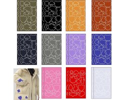 22 Stuks Waterdichte Reparatiepatch voor Donsjassen - Zelfklevende Patches voor Kleding, Lederen Reparatiepatch voor Donsjack, Patches voor Banken, Jassen en Tentslaapzakken
