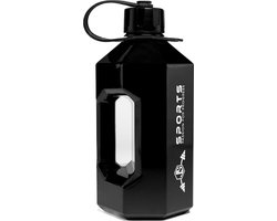 2.2L / 2,2L Drinkfles – Grote Water Jug met Handvat – 2.2 l Waterfles voor Sport, Fitness & Gym – BPA & DEHP Vrij – Hydratatiefles / Bidon – Sportfles 2,2 l – Waterkan 2.2 Liter – Ook geschikt als 2 l drinkfles