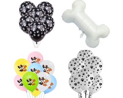 23-delige honden ballonnen set - hond - dog - ballon - hondenbot - huisdier - decoratie