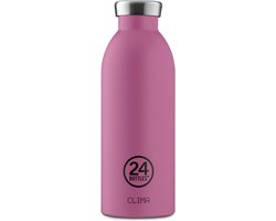 24 Bottles - Clima Bottle 0,5 L - Stone Finish - Mauve (24B529)
