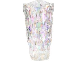 24 cm Hoge Bloemenvase van Dikte, 1.5L, Geschikt voor Tulpen, Decoratieve Glazen Vaas voor Bruiloften en Cadeaus voor Moederdag