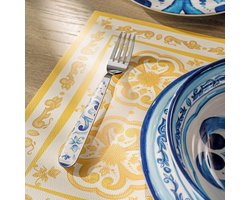 24-delige Bestekset RVS met Kleurrijke Kunststof Handgrepen - 6 Personen